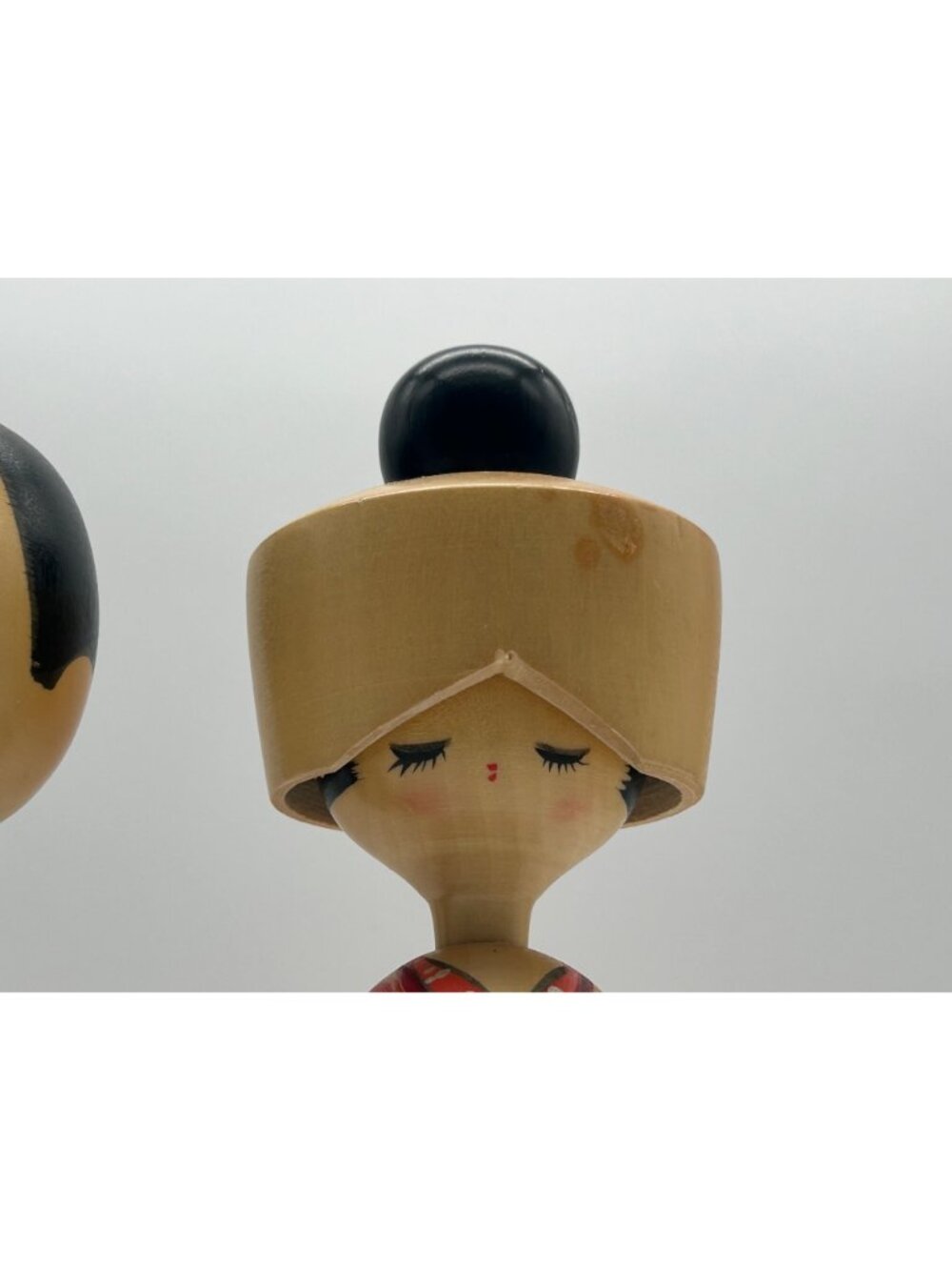 Vintage Hajime Miyashita Creative Sosaku Kokeshi Doll Wedding Set Bride Groom - Picture 15 of 16